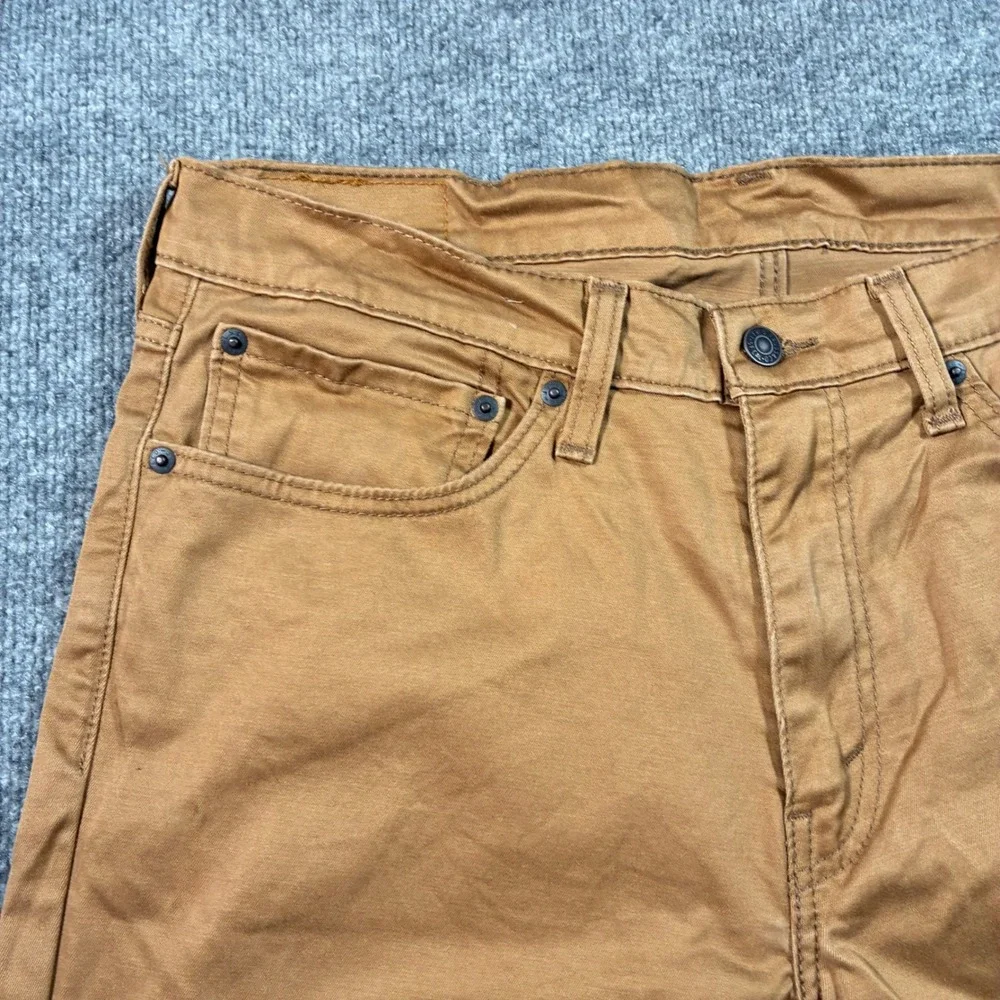 Levi's 541 Athletic Taper Pants Mens 34x34 Brown Stretch Chino Twill 5 Pocket
